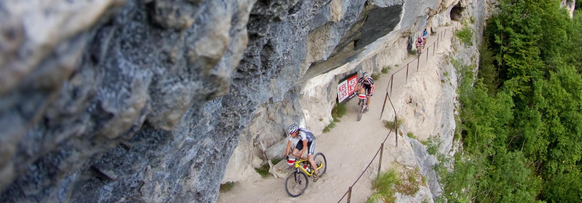 Strecke bei der Mountainbike-Trophy