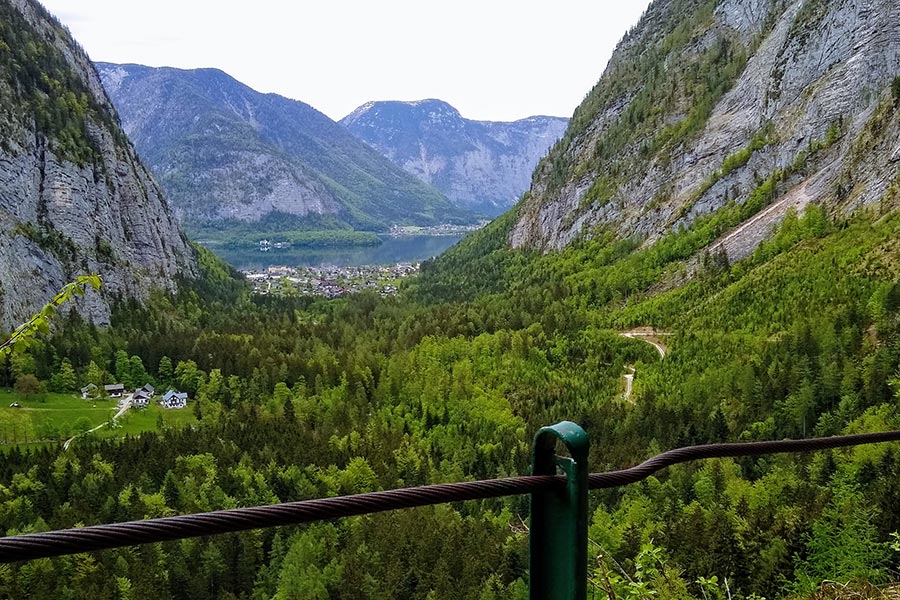 Ausblick auf Hallstatt